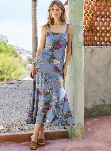 hot pink midi dress THML Fiesta Nights Hot Pink Midi Dress