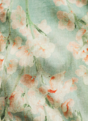 Cherry Blossoms Linen Shirt