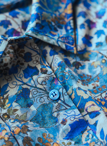 Bluse mit Weingarten-Print