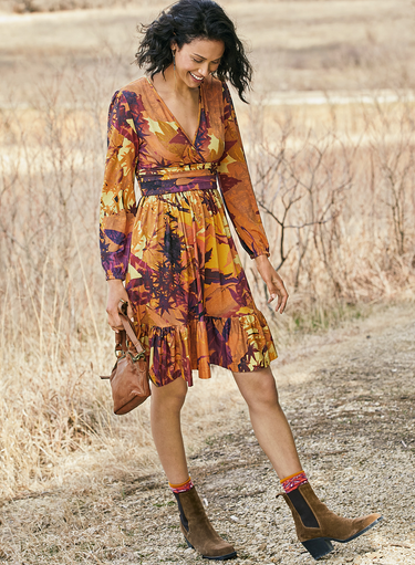 Falling Leaves Dress Peruvian Connection Falling Leaves Dress Peruvian Connection