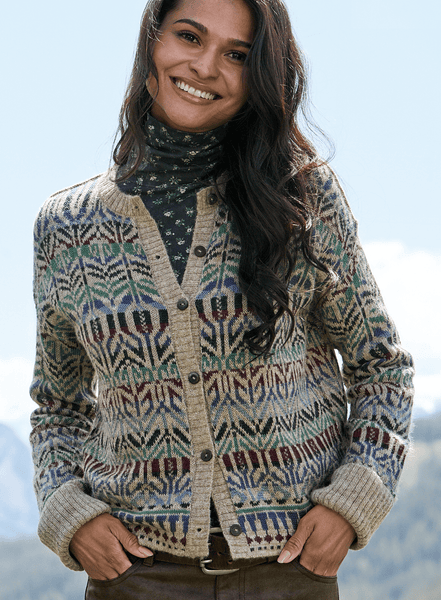 る*い様 andequal bicolor 2way knit Kendari Cardigan – Peruvian Connection