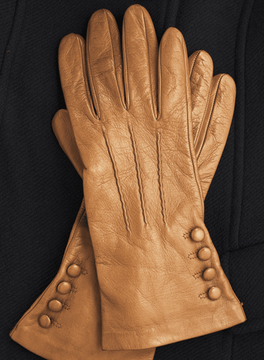 Short Leather Gloves