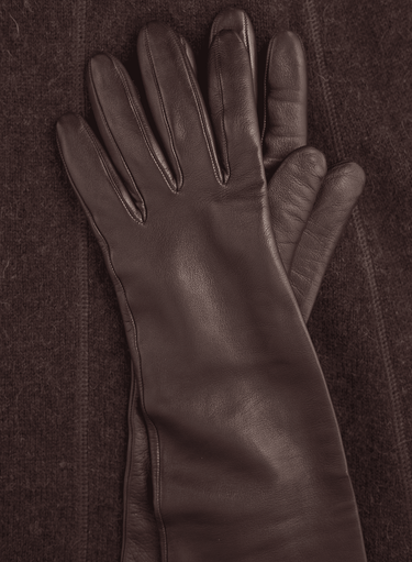Long Leather Gloves