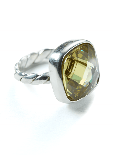 Citrus Crystal Ring