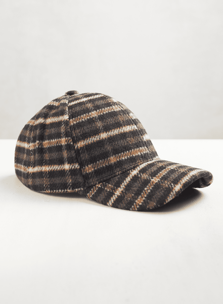 Dark Plaid Cap – Peruvian Connection display picture 2