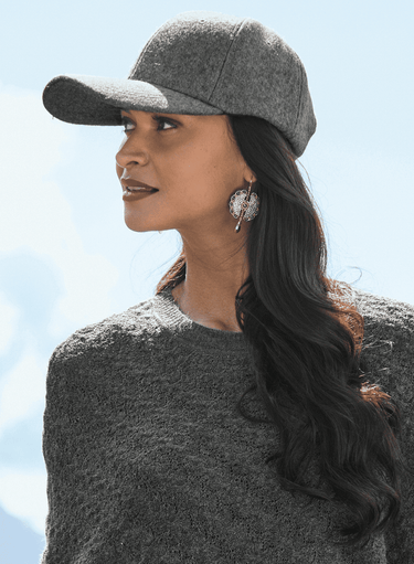 Heathered Ash Wool Cap