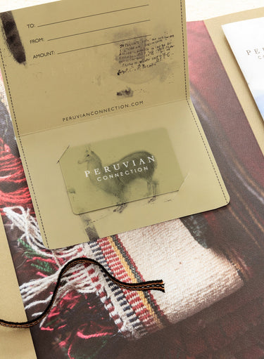 Peruvian Connection Traditional Gift Card