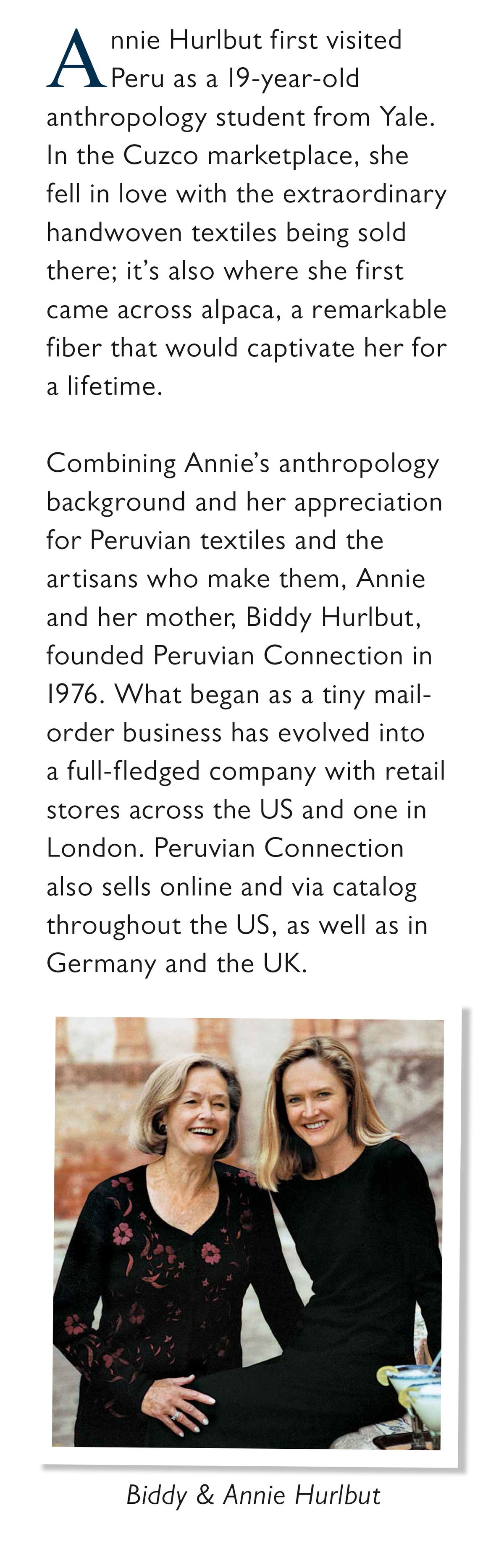Our story – Peruvian Connection