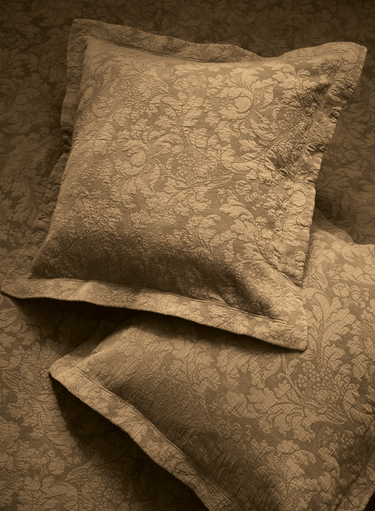 Arts And Crafts Floral Coverlet Set