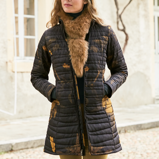 Hibiscus Quilted Coat