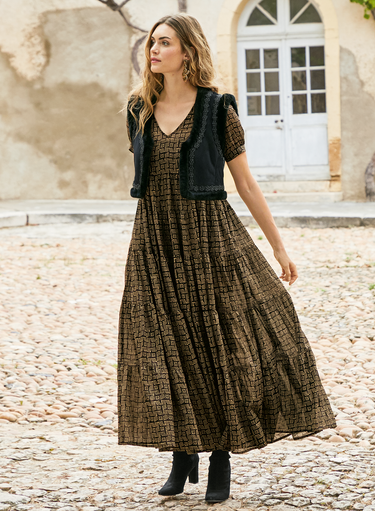 Provence Maxi-Dress Peruvian Connection Provence Maxi-Dress Peruvian Connection