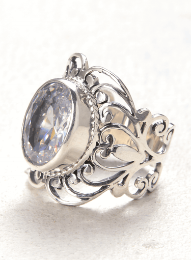 Crystalline Cocktail Ring