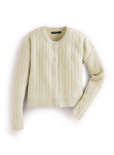 Luxe Cable Cardigan