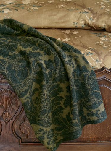 Arts And Crafts Floral Throw