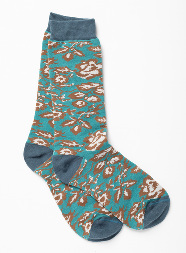 Folk Flower Socks