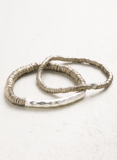 Selena Stretch Bracelets, Set Of 2