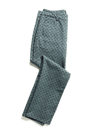 Birdseye Print Pants