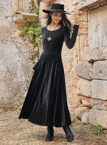 Velour Marais Dress