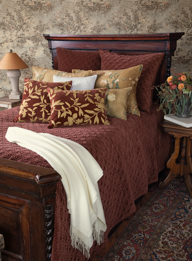 Velvet Coverlet Set