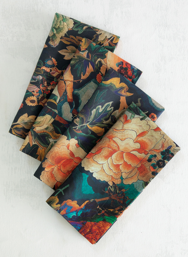 Dynasty Floral Napkins, Set Of 4