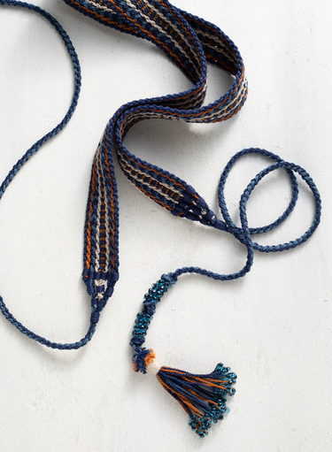 Denim Stripe Belt