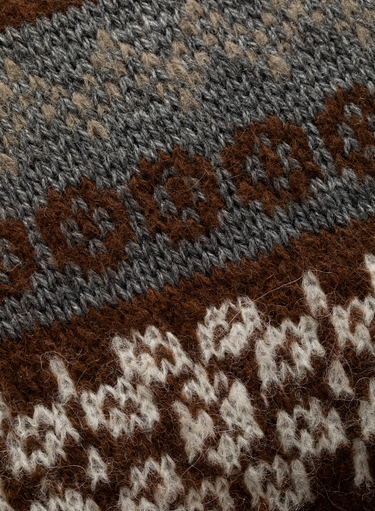 Fair Isle Knit Pillow