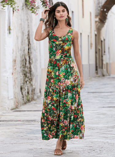 Provence Poppy Dress
