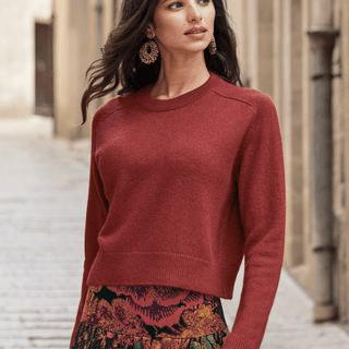 Cropped Luxe Pullover
