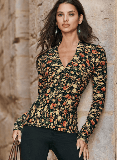 Winter Poppy Cyprus Top