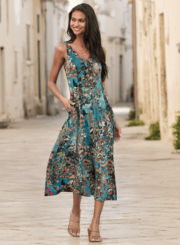 Island Poppies Dress