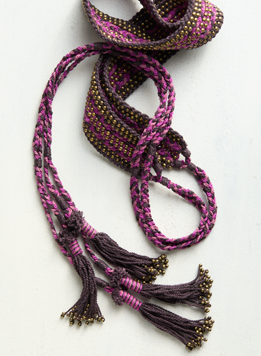 Bronze Beaded Belt