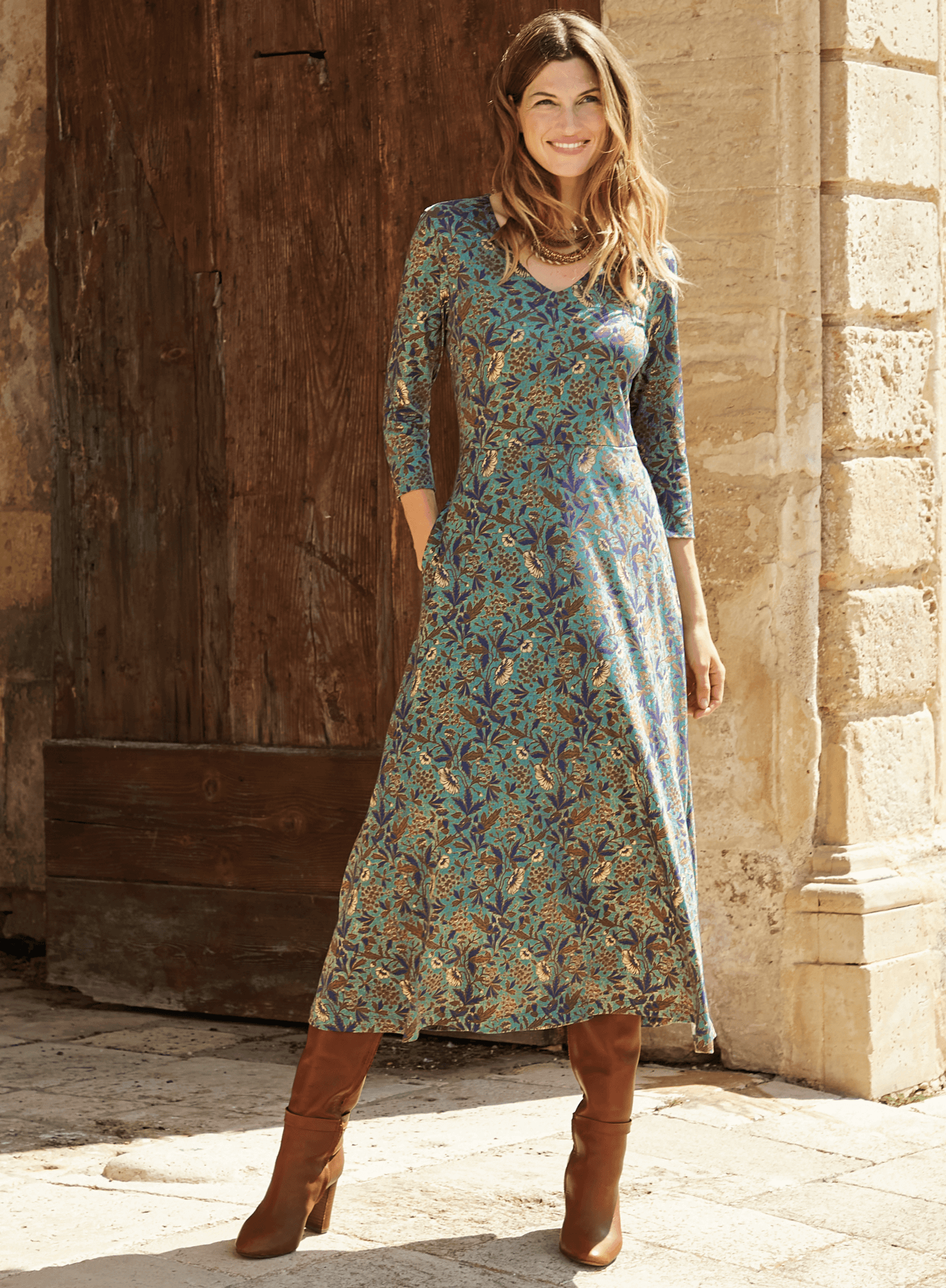 Tuscan Floral Dress Peruvian Connection Tuscan Floral Dress Peruvian Connection