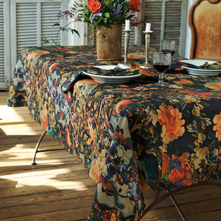 Dynasty Floral Tablecloth