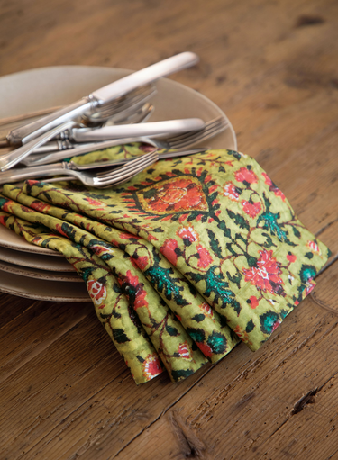 Chintz-Servietten, 4er-Set – Peruvian Connection