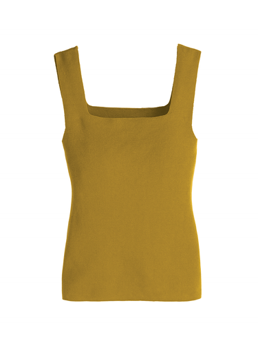 Top Mit Eckigem Halsausschnitt