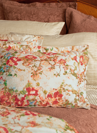 Ivory Hokkaido Flower Sham