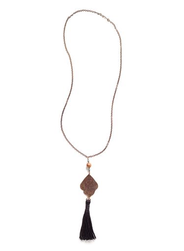 Leaf Tassel Necklace