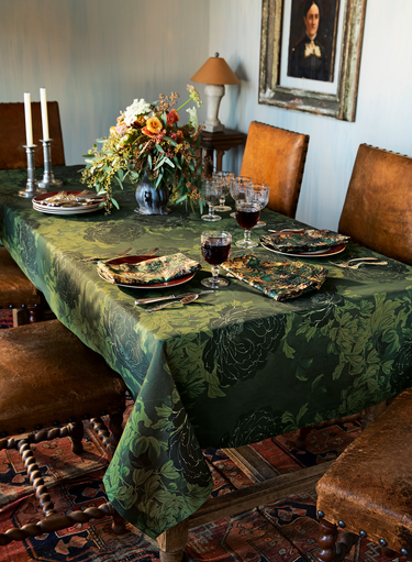 Night Peony Tablecloth